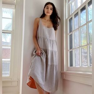 Aritzia Tiered Midi Dress